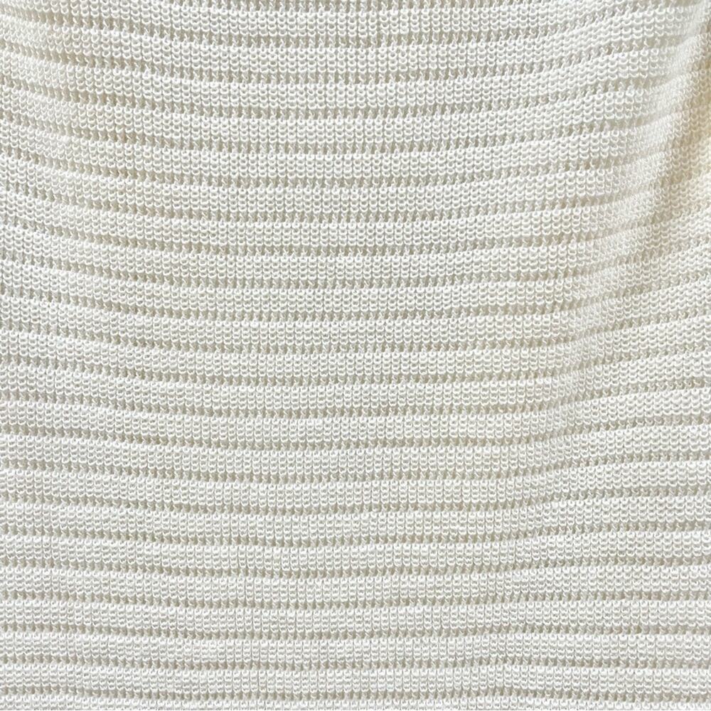 House of Harlow 1960 Knit Crochet Mini Ruffle Dress in Ivory Women's Medium $169 - Picture 8 of 13